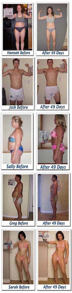 49 day burn the fat body transformations