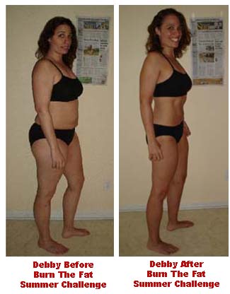 burn the fat summer challenge female champion