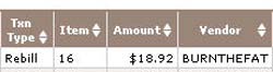 rebill balance